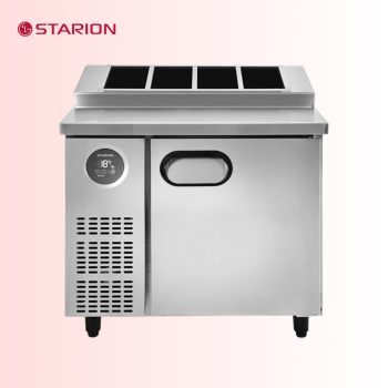 스타리온 900 토핑냉장고 1도어 1/3밧드 올스텐 직냉식 SR-G09ESEVG