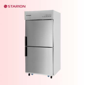 스타리온 업소용 냉장냉동고 35박스 다크그레이 내부스텐 직냉식 SR-C35AI